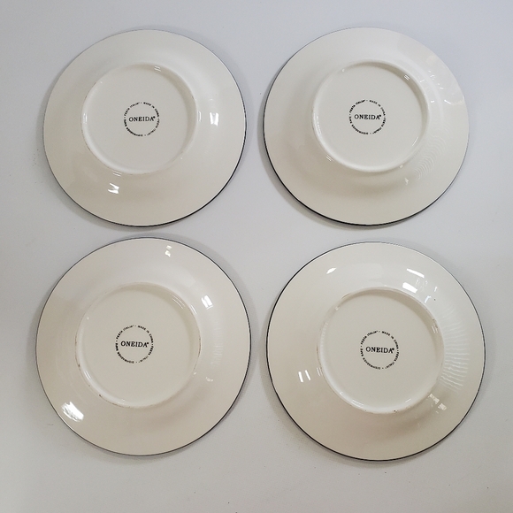 🟢 Oneida Festa Italia Plate Set Italian Landmark Plates Travel Kitchen Decor - Picture 2 of 11
